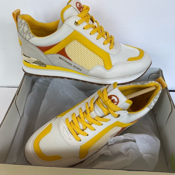 MICHAEL KORS Wilma Trainer Canvas sneaker Size:7.5 - Picture 2 of 12